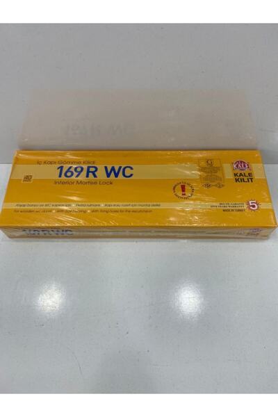 Kale Kilit Iç Kapı Gömme Kilidi 169 R Wc 40mm Nikel