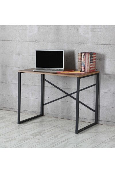 EKOEXPRESS Çalışma Masası & Laptop Masası Ceviz 90x60 Cm