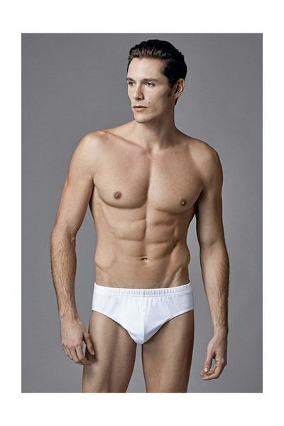 Eros مجموعة من 6 قطع من القطن الممشط للرجال باللون الأبيض S-m-l-xl-2xl-3xl-4xl 100% قطن