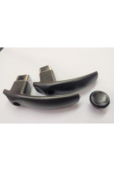 Akdeniz Black Color Set Teapot Handle