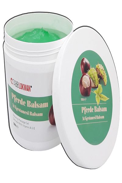 Tabib Lokman 500 ml Pferde Balm Massage Gel - Horse Chestnut