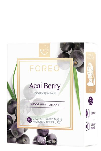 FOREO Acai Berry Smoothing 6-Pack Ufo ™   Mask Active Mask