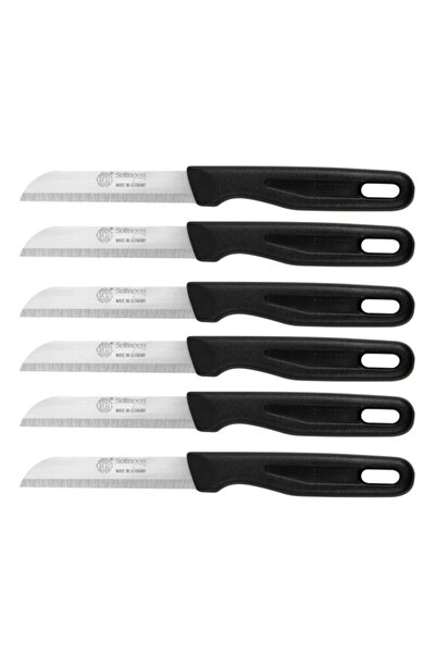 Solingen Meyve Bıçağı 6'lı Siyah Mat