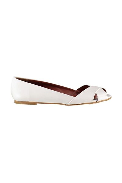 Fox Shoes Sandale albe de damă 9726109909