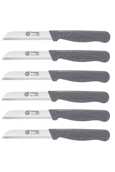 Solingen Simli Meyve Bıçağı 6'lı Gri