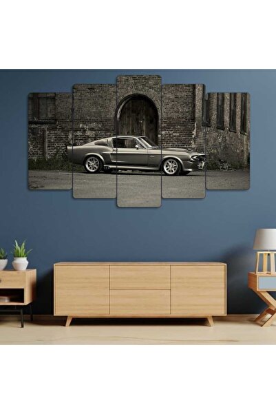 EVLOYA Eleanor Ford Mustang - 5 Parçalı Tablo