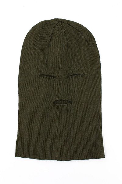 bonbonetti Мъжка каки маска за снежен войник от чиста вълна