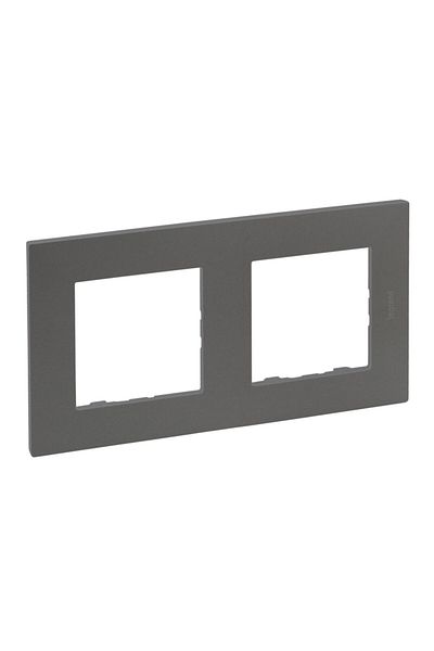 Legrand Raventi Series Double Titanium Frame
