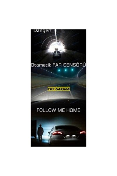 CODE Follow Me Home Ve Far Sensörü Birarada Modül Türkçe Kurulum Şemalı