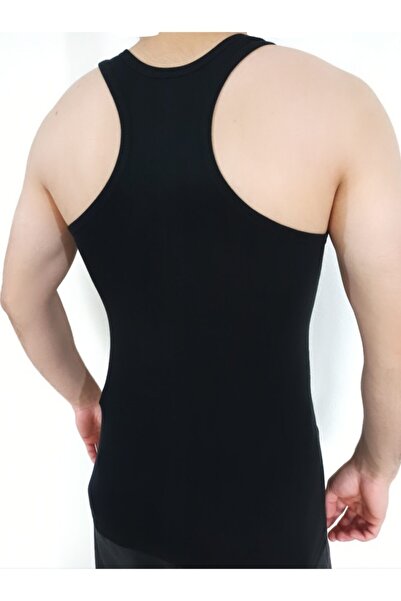 GÜMÜŞ قميص رياضي أسود للرجال مكون من 6 قطع