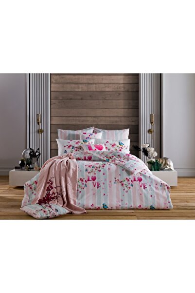 Doqu Home Tek Kişilik Nevresim Takımı Polycottton Sevgililer Günü Özel Koleks...