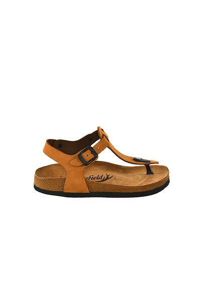 Moosefield Genuine Leather Tan Women's Sandals