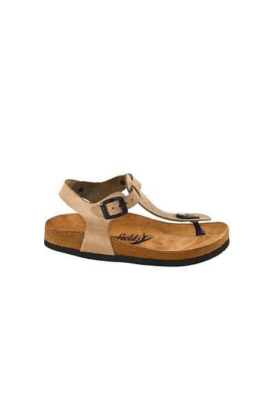 Moosefield Sandale de damă din piele naturală bej