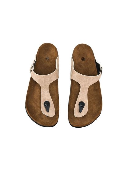 JustBow Papuci unisex bej