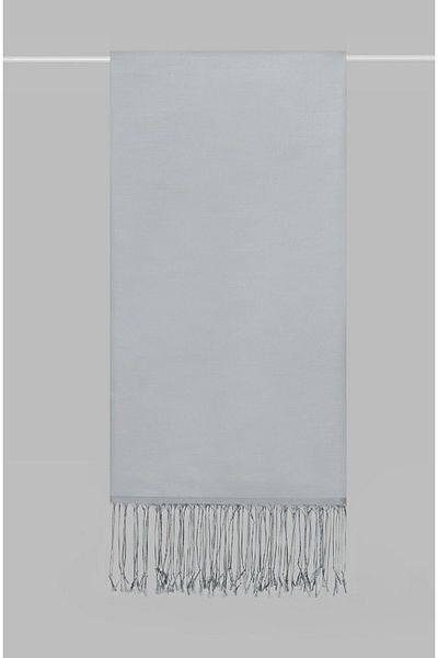KROREN Μεταξωτό Σάλι - Ασημί