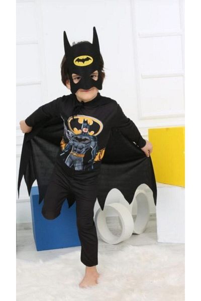 Batman Birthday Party Costume with Cape Mask