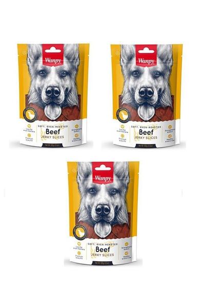Wanpy Köpek Ödülü Biftekli 100 Gr. X 3 Adet