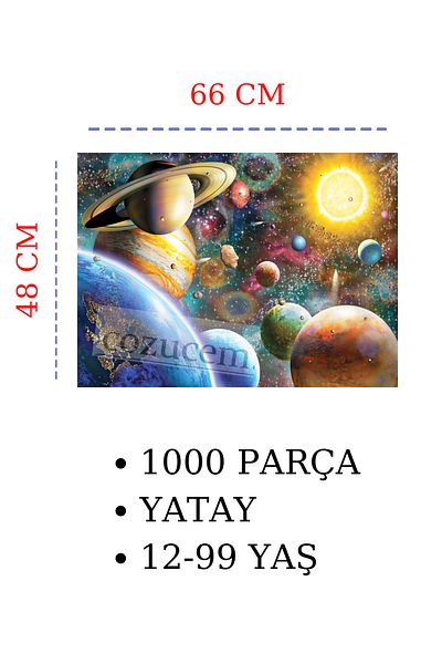Anatolian Puzzle 1000 Piece Puzzle / Planets - Code:1033