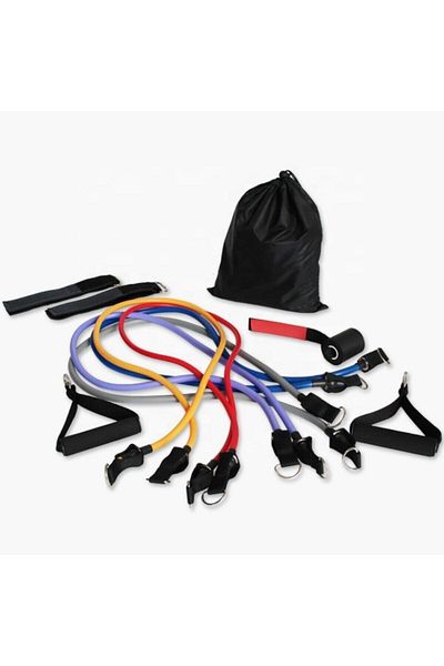 Gymo Latex Resistance Rubber Set 11 Pieces