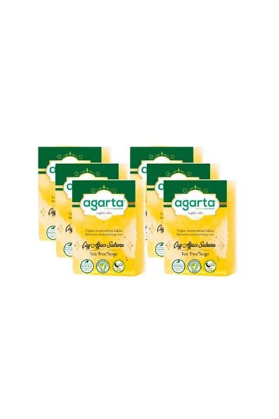 Agarta Tea Tree Soap Natural 150 gr 6 Pieces