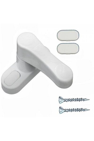 YDGR PVC Window Door Safety Lock Metal Pull White