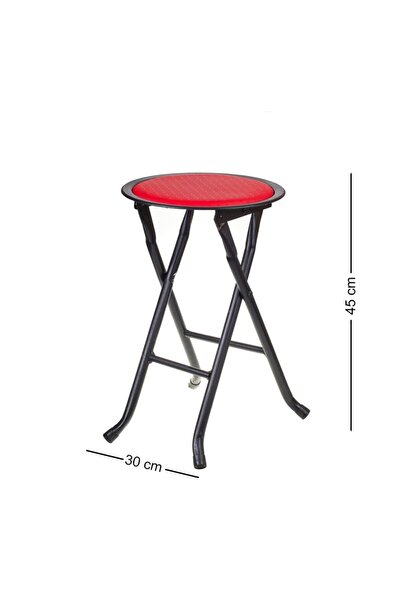 HASTUNÇ Prado Katlanabilir Tabure-kırmızı