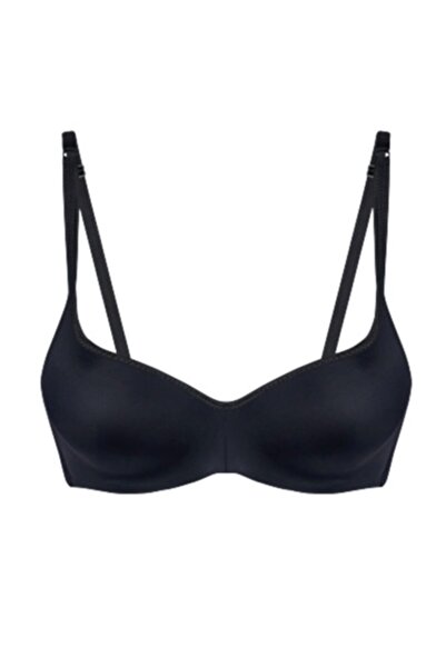 NBB Kadın Siyah Destekli Silikon Sütyen 3576