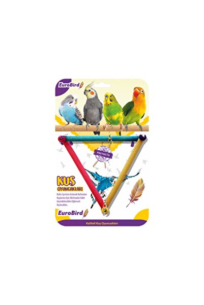 Genel Markalar Eurobird Kuş Oyuncağı Renkli Üçgen Salıncak Db