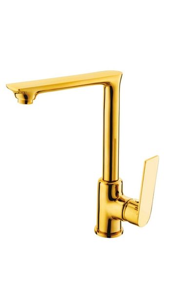 GPD Provido Mbl 155 - Brass Complete Gold Gold, Single Body Sink Faucet