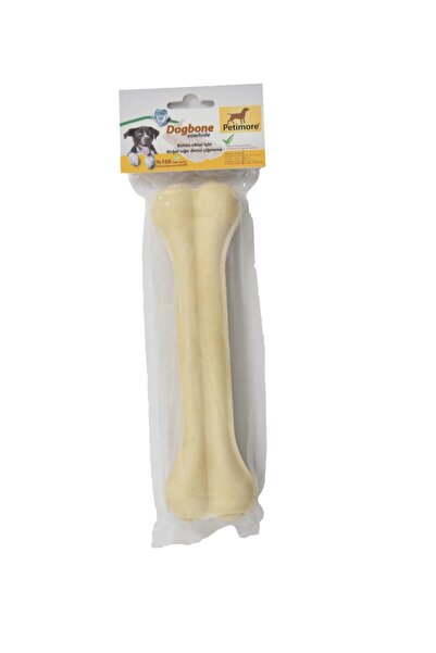 Petimore L 22 Cm Beyaz Pres Kemik Eco 1 Li Paket Çiğneme Kemiği