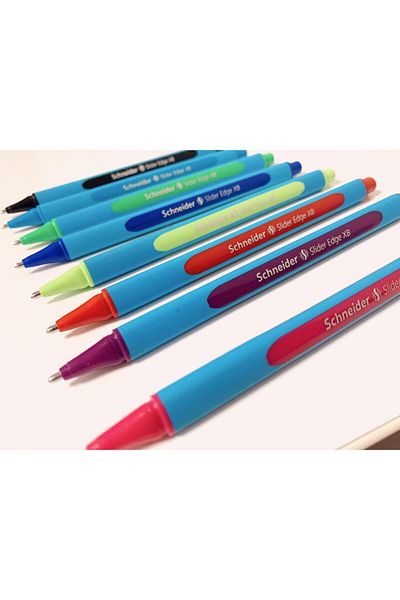 SCHNEIDER Slider Edge Xb Ballpoint Pen Set 8 Different Colors