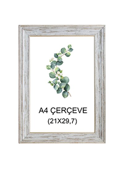 oversstore Dekoratif A4 Atlas Çerçeve Eskitme