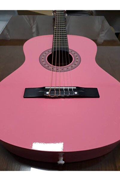 gonzales M-831pk 3/4 Boy(7-10 Yaş) Başlangıç Düzeyi Pembe Renk Klasik Gitar-kılıf Ve Pena Hediye