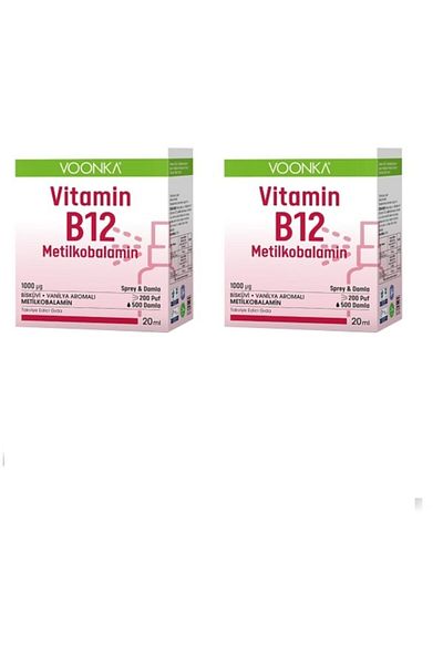 Voonka Vitamin B12 Spray&Drop 20 ml 2 Pieces