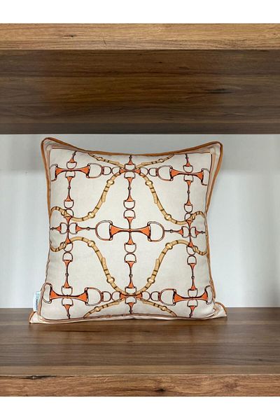 KIRLENTİM Digital Printed Double Sided Patterned Throw Pillow Cover