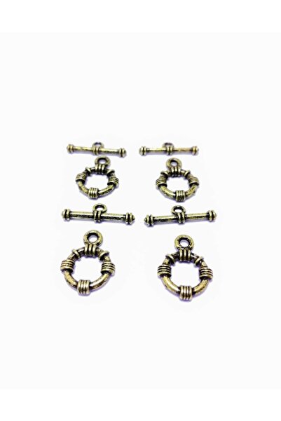 platin hediyelik 10 Çift Antik Renk T Kapama Kolye Bileklik Klipsi Kancası