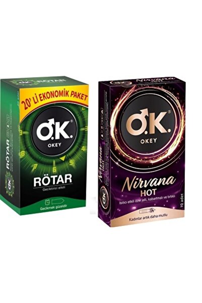 Okey Rötar Ekonomik 20 Li Paket+ Nirvana Hot 10 Lu