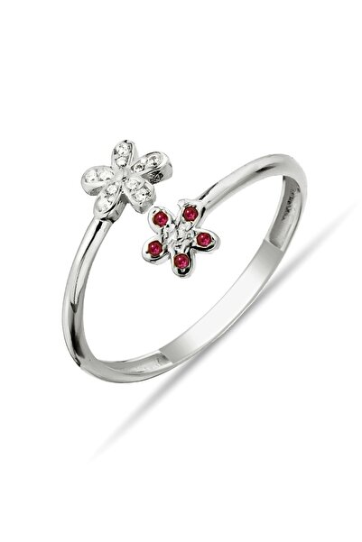 Argentum Concept 925 Ayar Gümüş Çiçek Figürlü Yüzük - Y015301