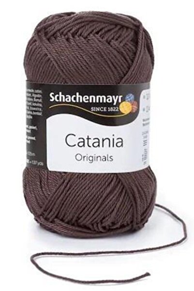 Anchor Kahverengi Catania Amigurumi El Örgü 50 gr Çanta Ipi