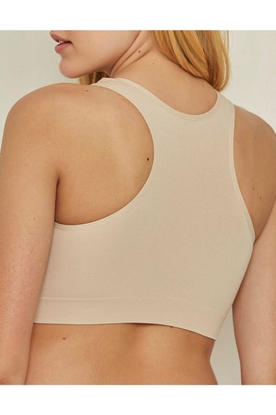 by HW Γυναικείο Μπεζ Σουτιέν Athlete Bustier