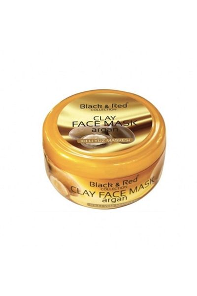 Black Red Black&red Clay Facial Cleansing Mask with Argan Oil 400 G 2 Pieces