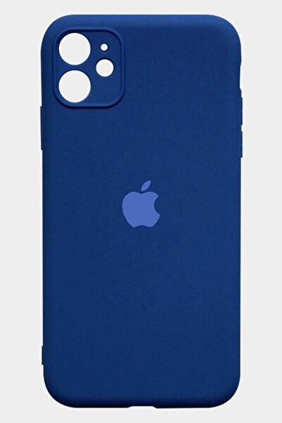 BYSTRO Iphone 11 Uyumlu Içi Kadife Lansman Mavi Kılıf