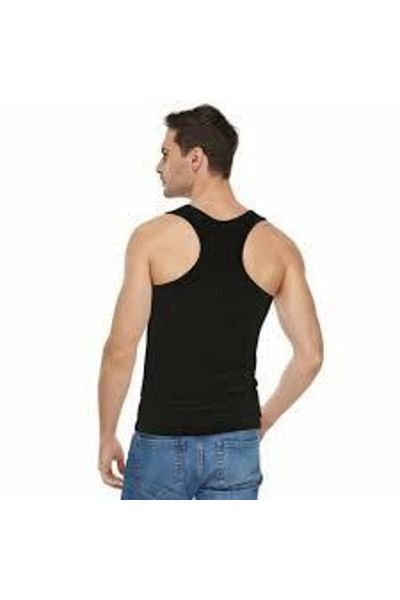 Tutku Black Rambo Sports Tank - Size M.Pack of 2