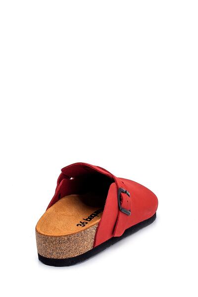 Bequemere Unisex Cork Based Genuine Leather Model Orthopedic Slippers