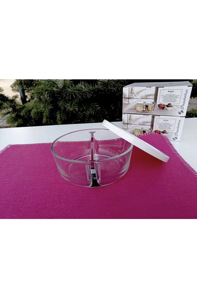 Paşabahçe Polar Two Compartment Storage Container - 4 Pieces Mg-550683-4