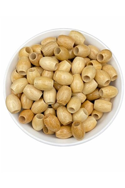 Hedef Bijuteri 12x16mm نموذج اللوز البيضاوي الخرز لوح خشبي مصقول (50GR-، ~ 75...