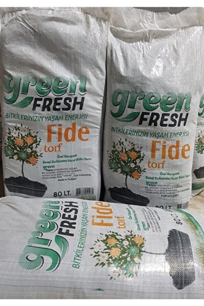 green fresh Çiçek Toprağı 3 Adet 80 Lt Torf Toprak Saksı Toprağı Perlitli Tor...