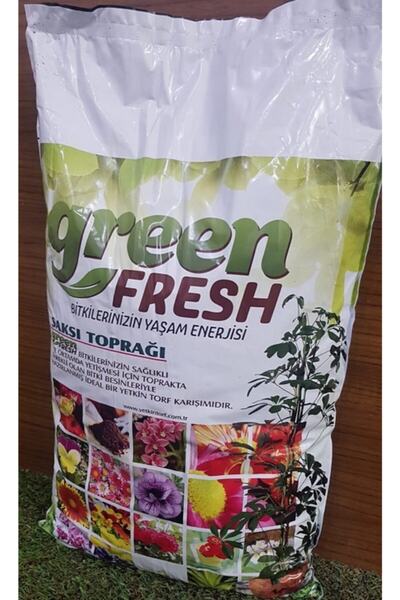 green fresh Torf 10 Lt Çiçek Toprağı Saksı Toprağı Torf Toprak Perlitli Torf Perlit Torf Karışımı
