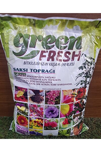green fresh Torf 5 lt Çiçek Toprağı Saksı Toprağı Torf Toprak Perlitli Torf P...
