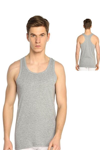 MODY Чоловічий сірий атлет Rambo - бавовняний спортивний атлет, набір з 2 штук